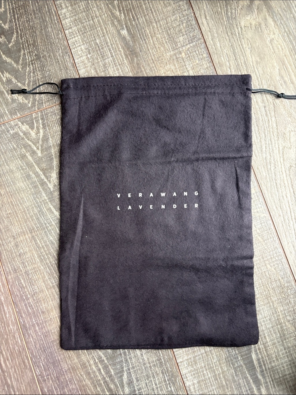 Vera Wang Black Drawstring Dust Bag